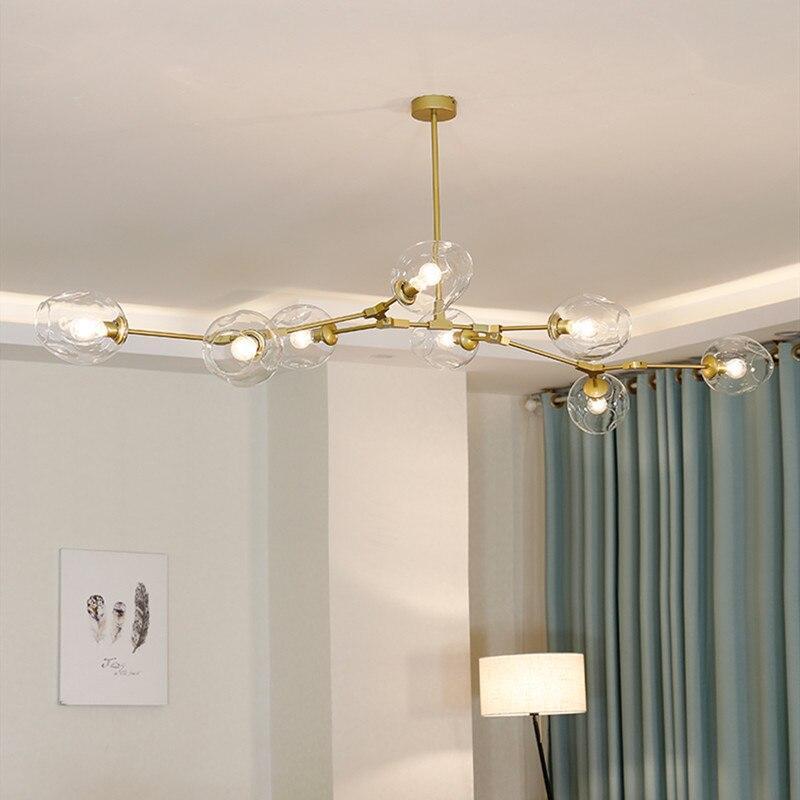 Valentina Nordic Modern Glass Pendant Light Bubble - Neutral Decor
