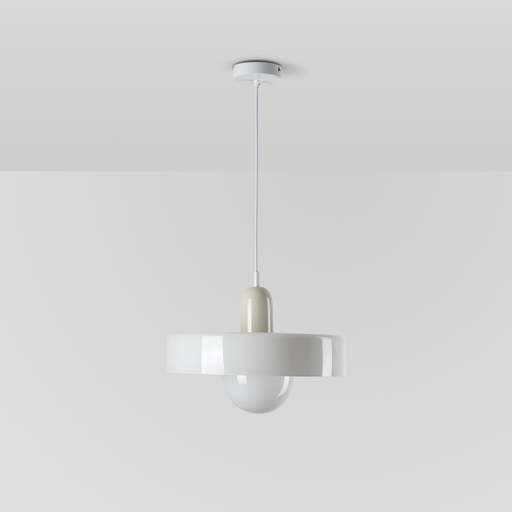 Valentina Vintage LED Glass Pendant Light, Multicolor - Neutral Decor