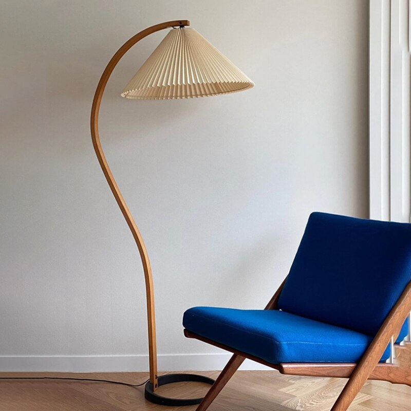 Ritta Floor Lamp Caprani Unique LED Wood Bedroom/Living Room - Neutral Decor