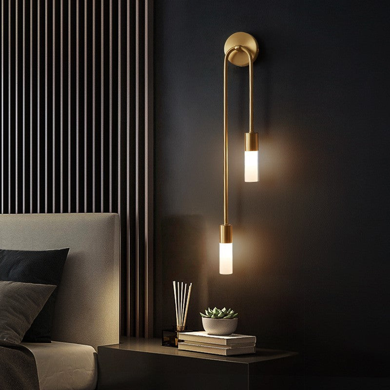 Arisha Modern Stick Wall Sconce for Bedeside - Neutral Decor
