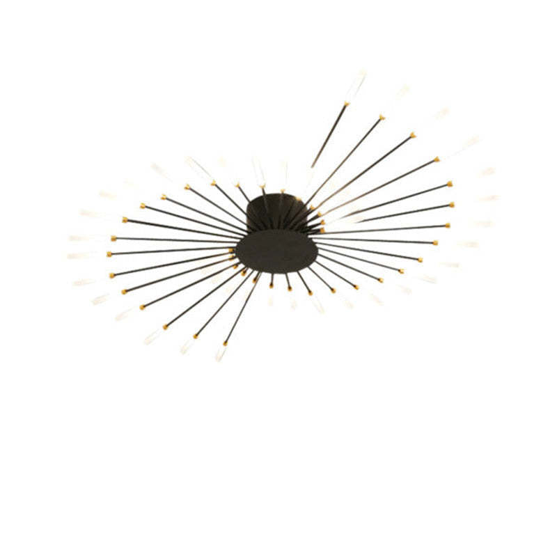 Arisha Fireworks Flush-Mount Ceiling Light Living Room - Neutral Decor