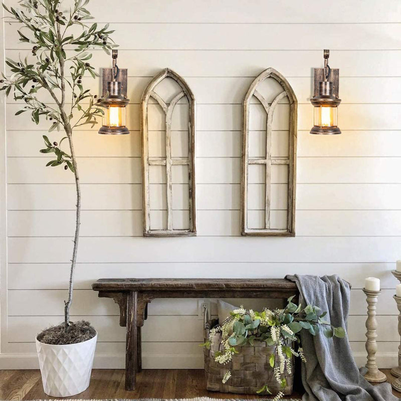 Etra Industrial Style Indoor Retro Wall Lamp - Neutral Decor