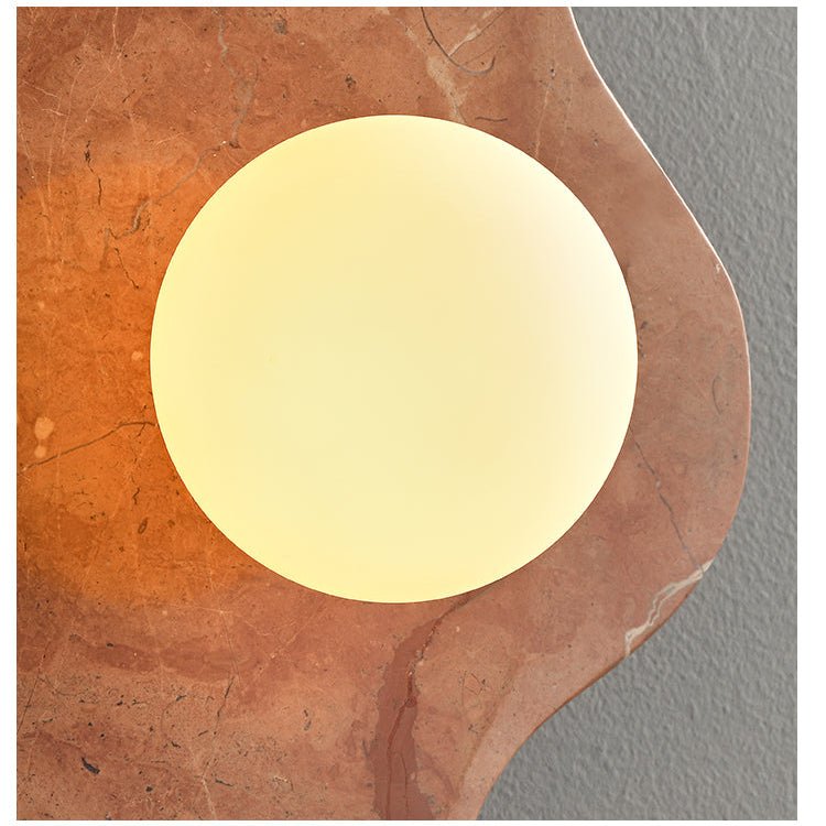Bloom Rustic Marble Wall Lamp