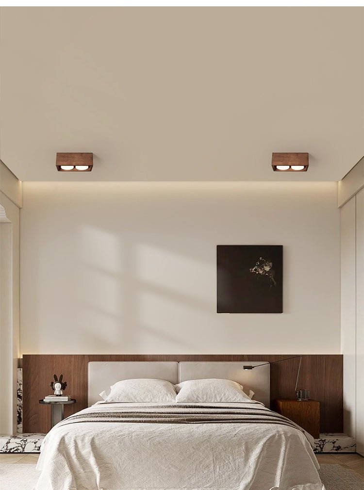 Eliza Minimalist Wood Ceiling Light