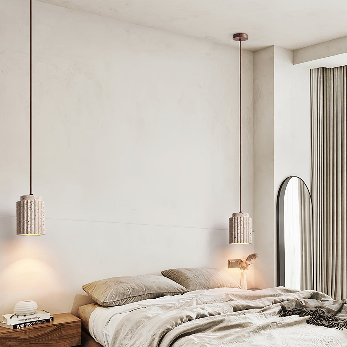 Serinaya Travertine Pendant Light