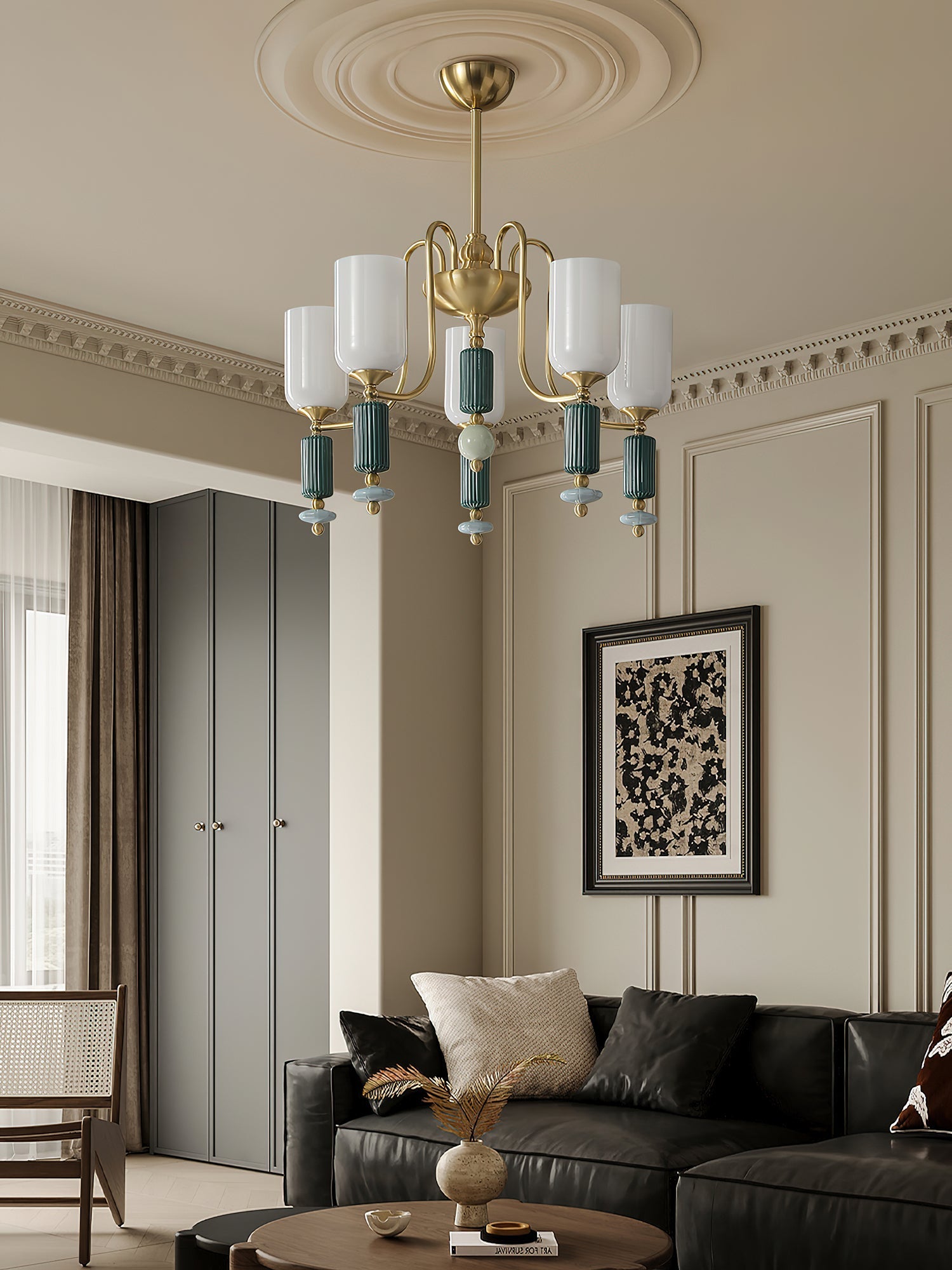 Xorn Ceramic Chandelier
