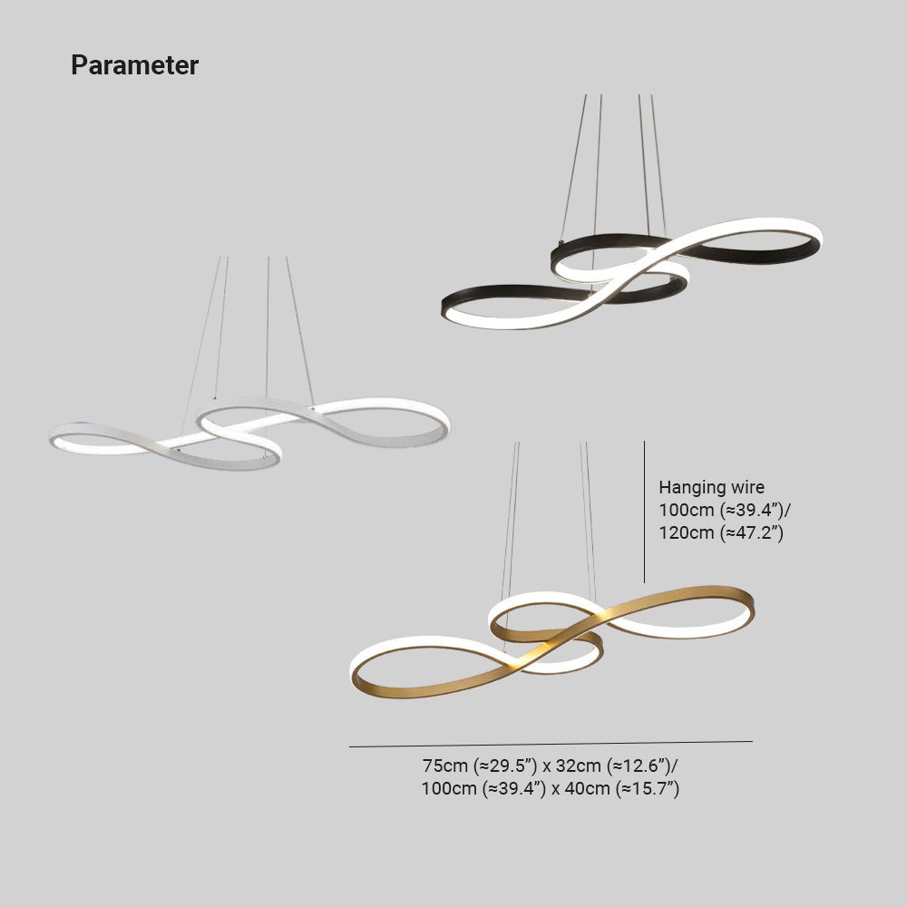 Arisha Modern Chandelier Linear Pendant Light Dining Room - Neutral Decor