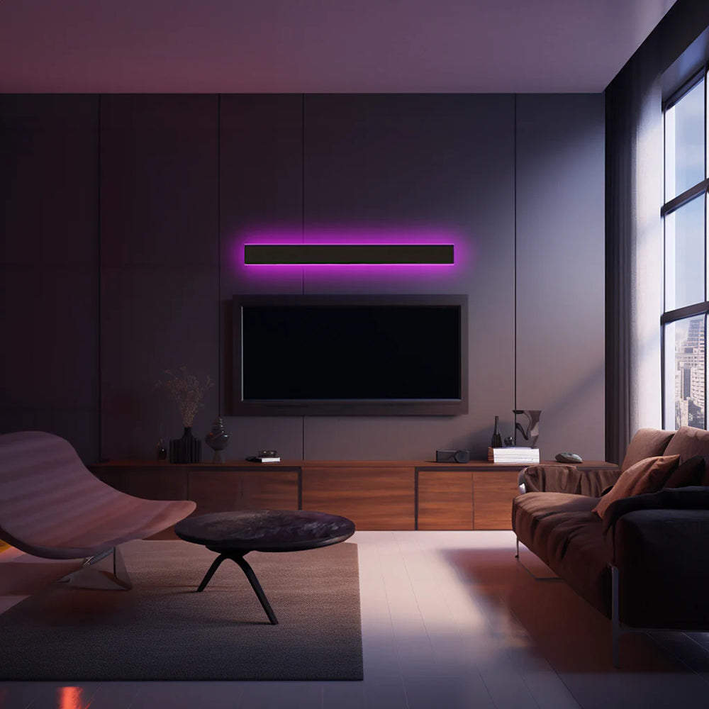 Arisha Ripple Minimalist Linear LED Outdoor Wall Lamp Garden Corridor Balcony - Neutral Decor