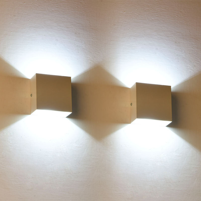 Ray Modern Adjustable Square Outdoor Wall Lamp LED - Neutral Decor