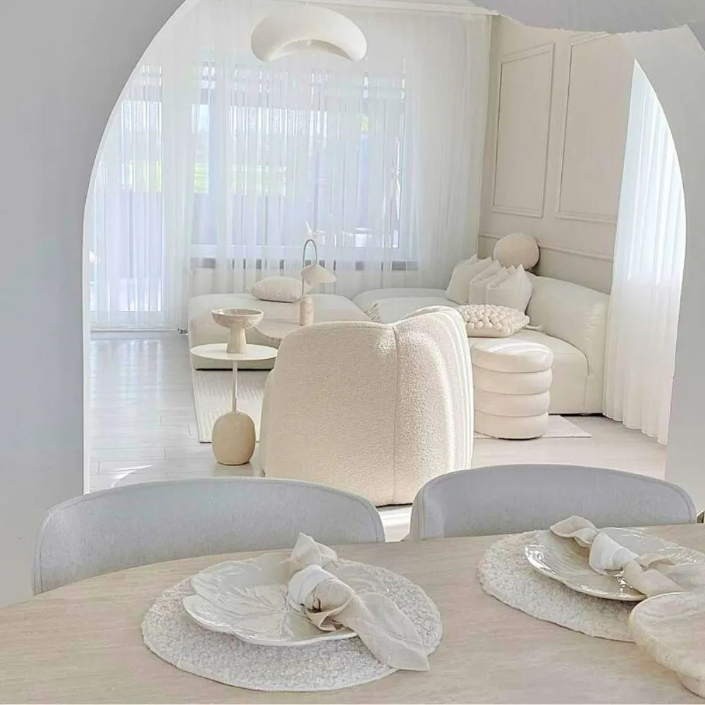 Avi Modern Pendant Light Clouds Living Room Bedroom - Neutral Decor