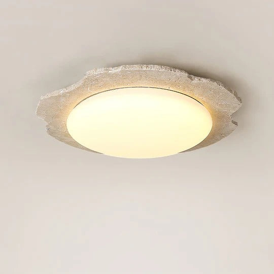 Nimbe Halo  Travertine Ceiling Light