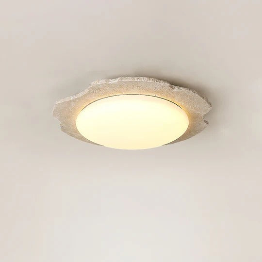 Nimbe Halo  Travertine Ceiling Light
