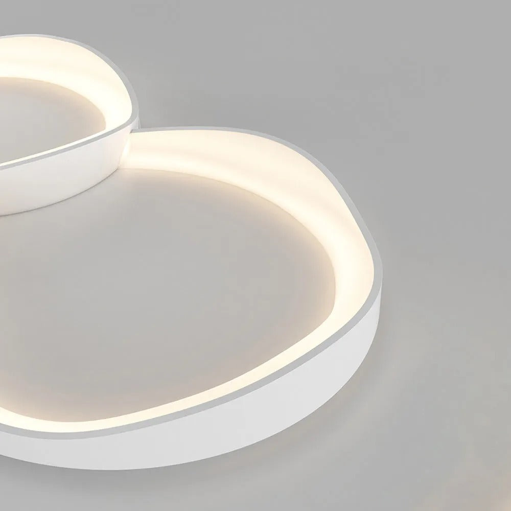 Arisha Modern Wave Flush Mount Ceiling Light Living Room - Neutral Decor