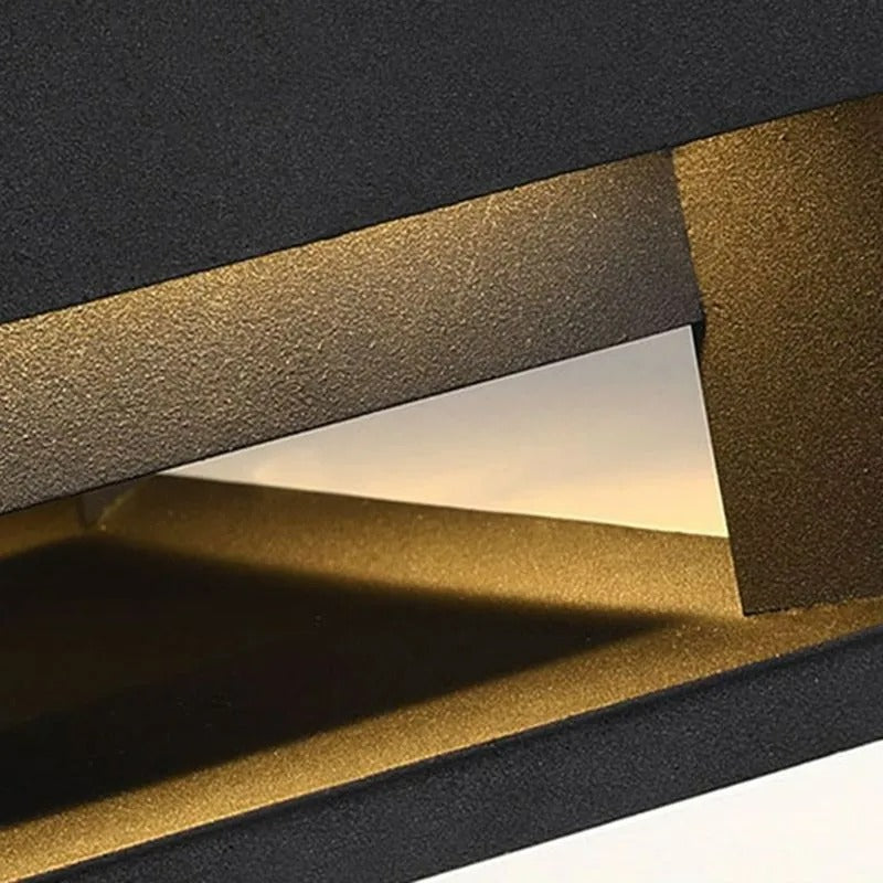 Ray Post Modern Solar Square LED Outdoor Light - Neutral Decor