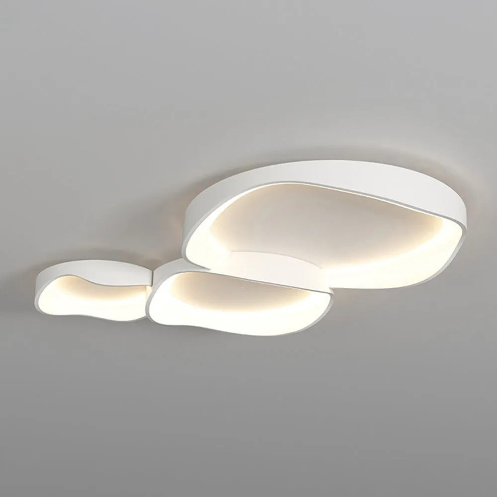 Arisha Modern Wave Flush Mount Ceiling Light Living Room - Neutral Decor