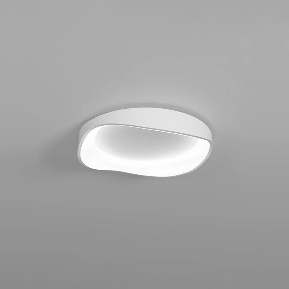 Arisha Modern Wave Flush Mount Ceiling Light Living Room - Neutral Decor