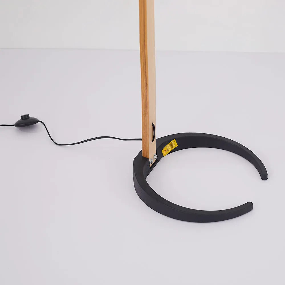 Ritta Floor Lamp Caprani Unique LED Wood Bedroom/Living Room - Neutral Decor