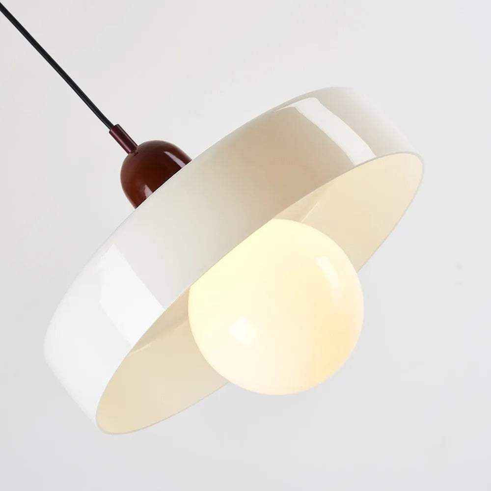Valentina Vintage LED Glass Pendant Light, Multicolor - Neutral Decor