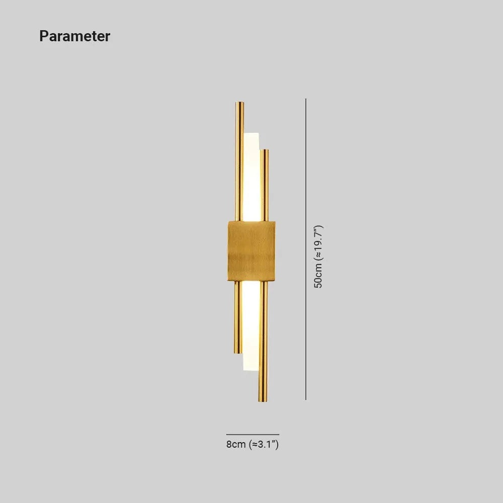 Arisha Modern Linear Design LED Indoor Wall Lamp Bedroom Living Room Dining Room - Neutral Decor