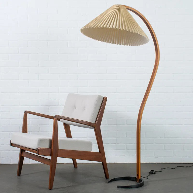 Ritta Floor Lamp Caprani Unique LED Wood Bedroom/Living Room - Neutral Decor