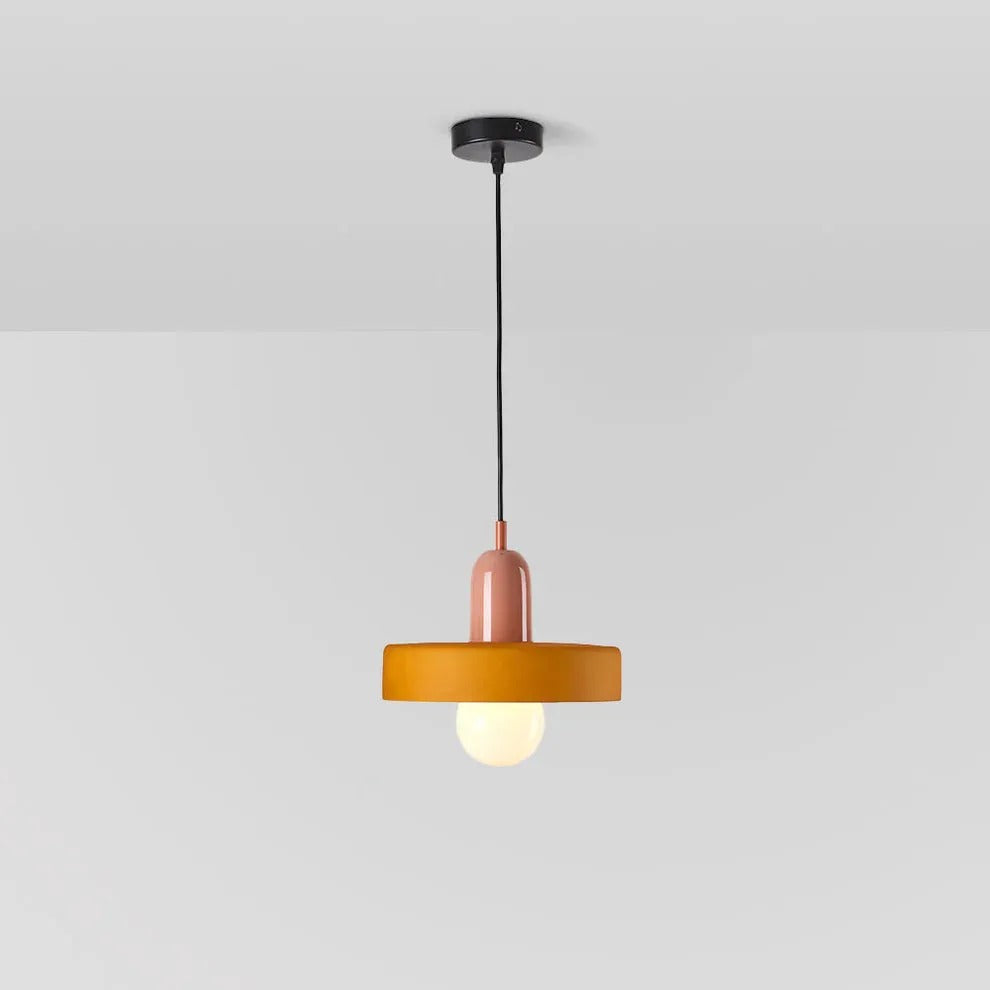 Valentina Vintage LED Glass Pendant Light, Multicolor - Neutral Decor