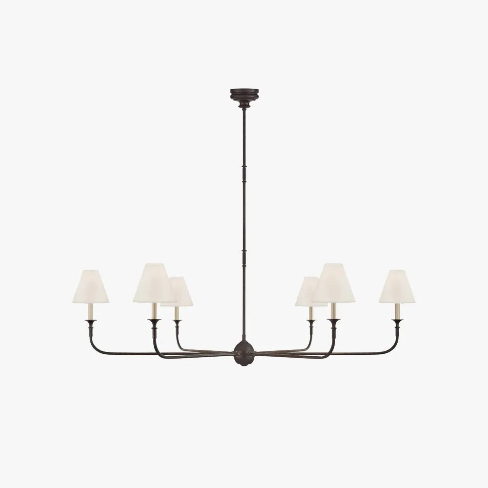 Silva Vintage Retro Chandeliers Living Room Brass - Neutral Decor