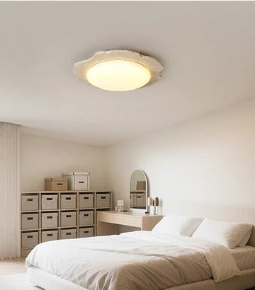 Nimbe Halo  Travertine Ceiling Light