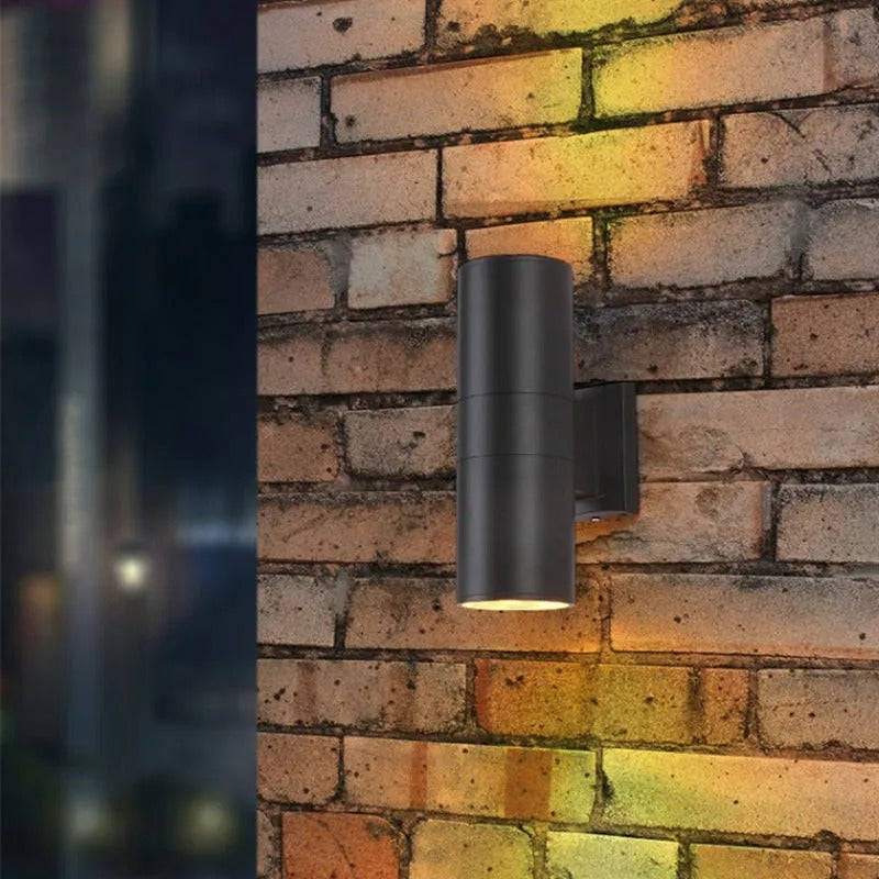 Ray Minimalist Double-headed LED Outdoor Wall Lamp Glass Garden Corridor - Neutral Decor