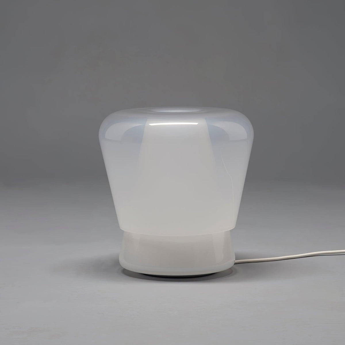 Aurnoril Smoky Glass Table Lamp