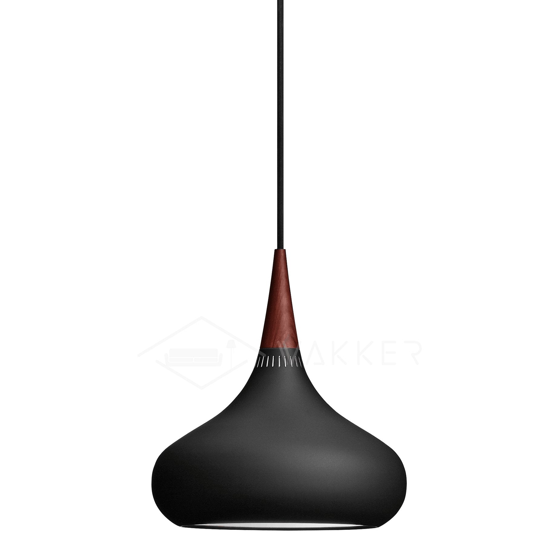 Aelorn Aluminum & Wood Industrial Pendant Light