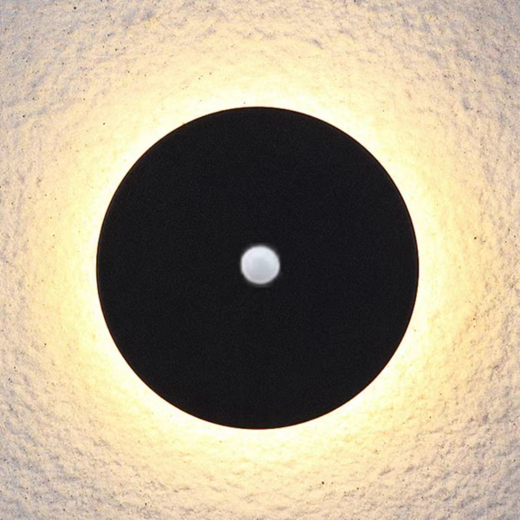 Klyne Minimalist Round/Square Outdoor Wall Lamp LED, Black/White - Neutral Decor
