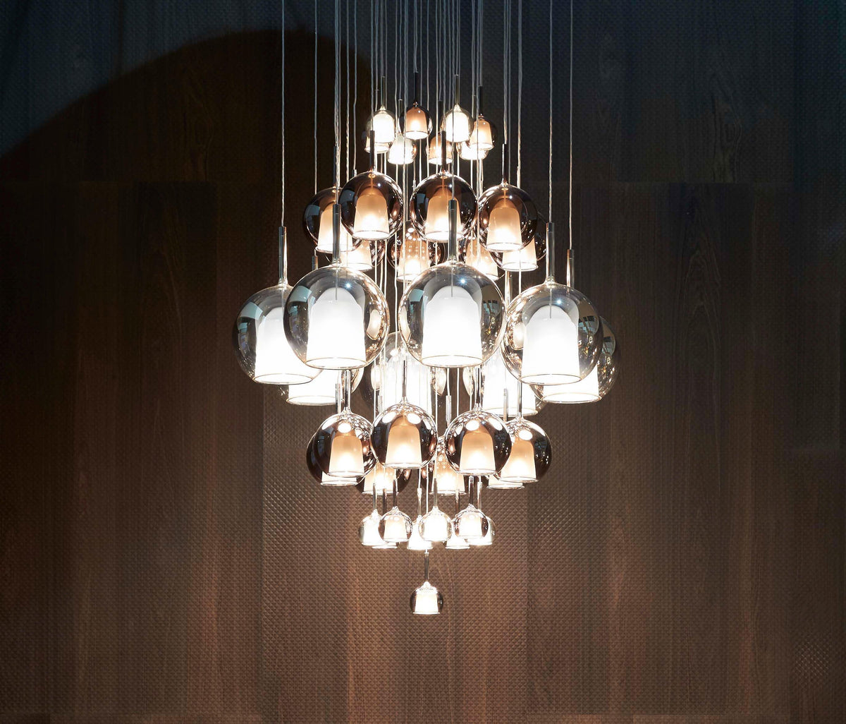 Lioranira Pendant Lamp Smoked Glass Round