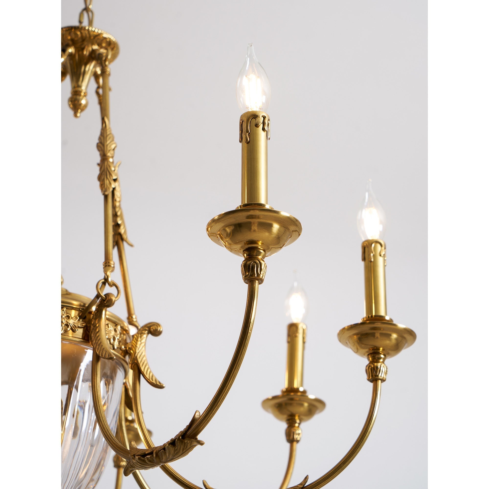 Valerix Brass Chandelier