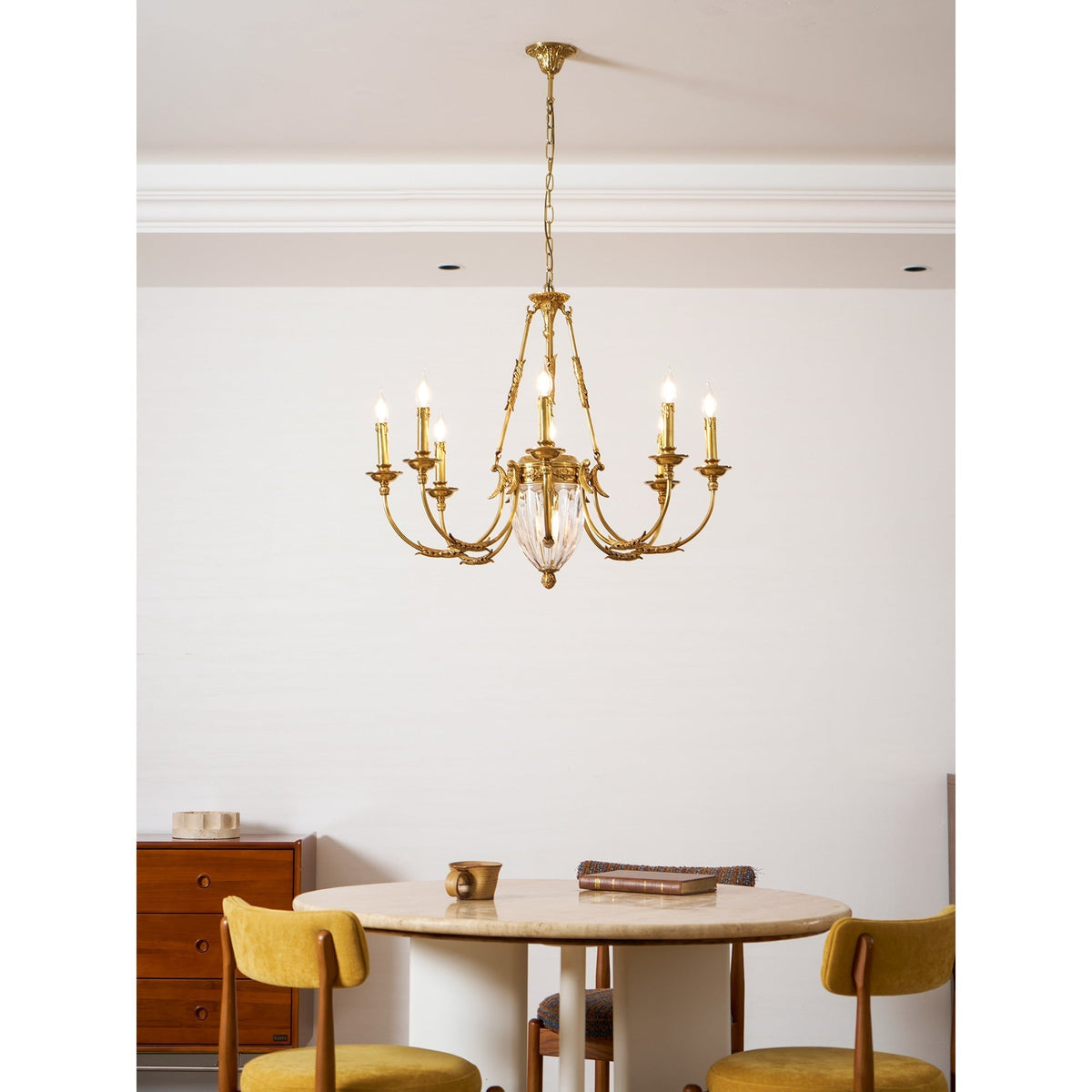 Valerix Brass Chandelier