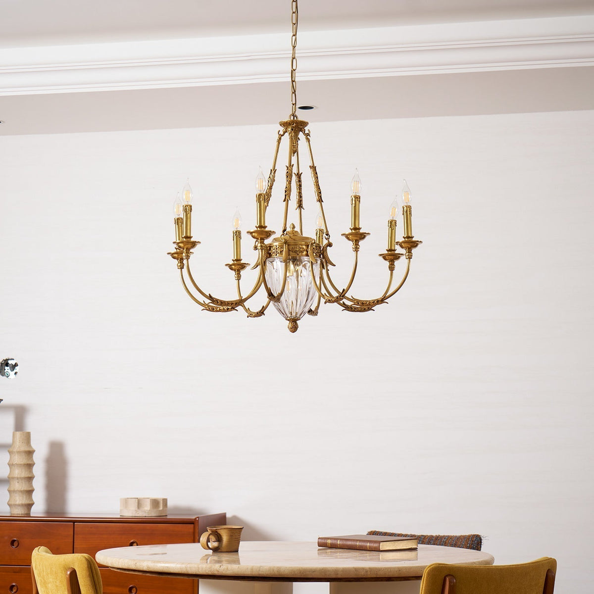 Valerix Brass Chandelier