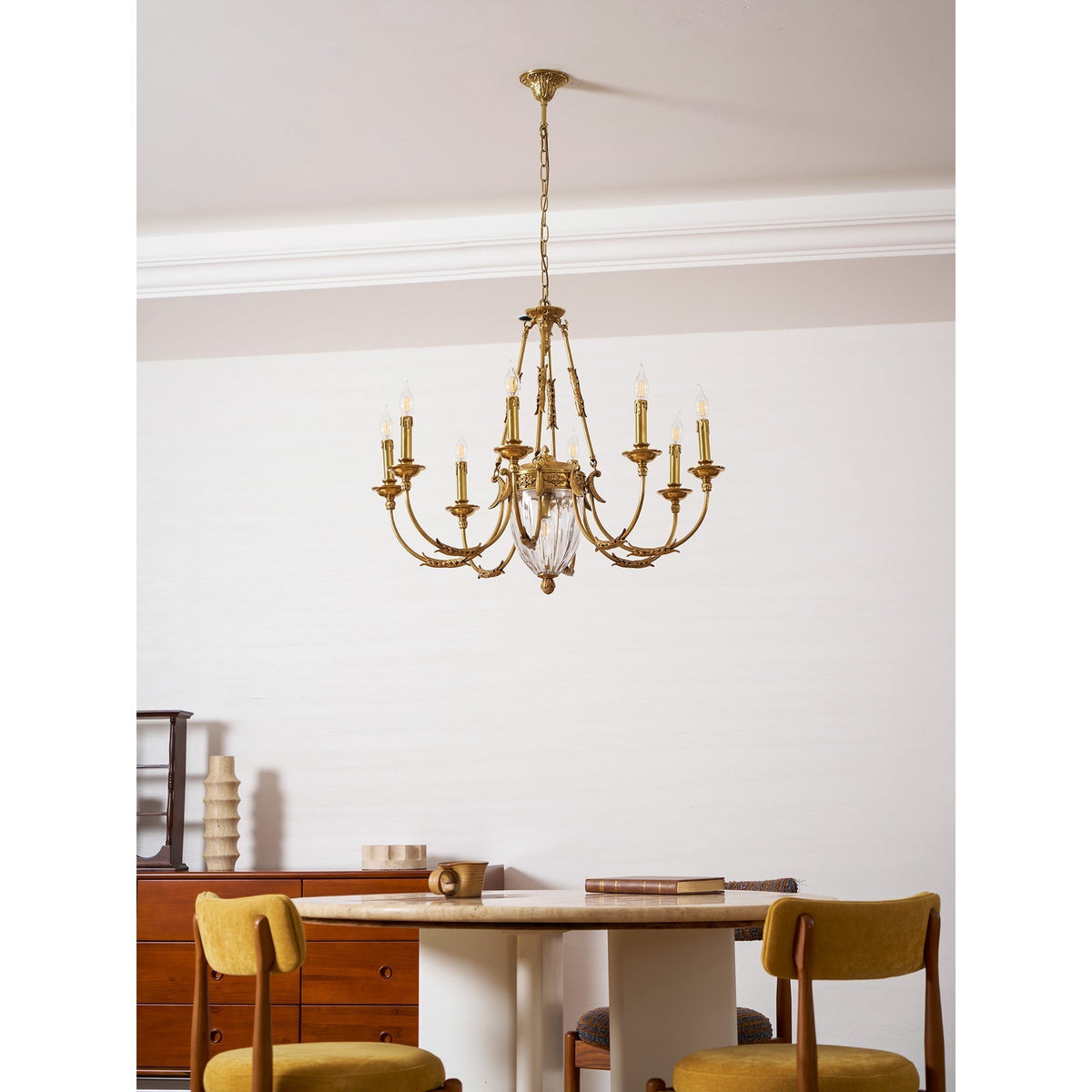 Valerix Brass Chandelier