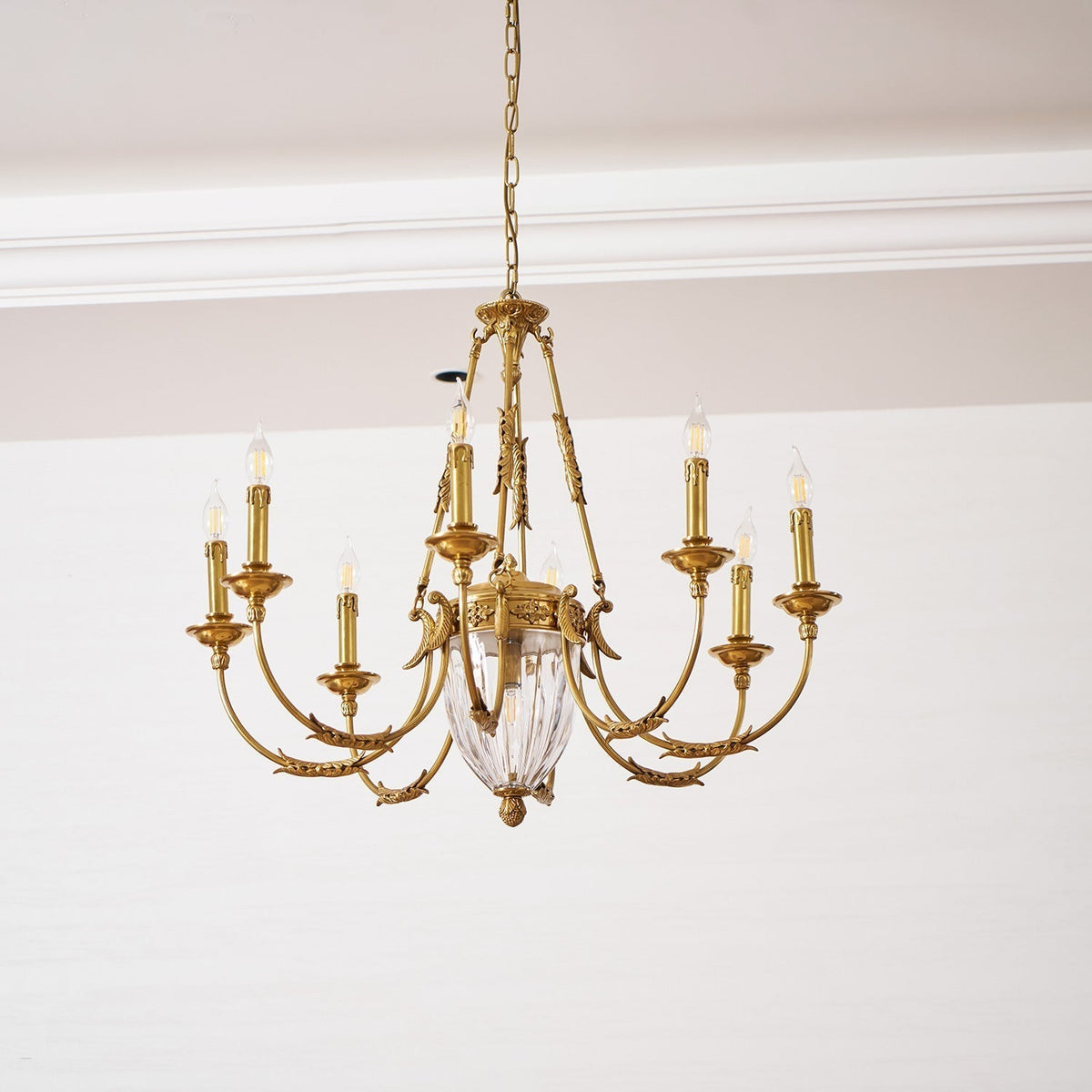 Valerix Brass Chandelier