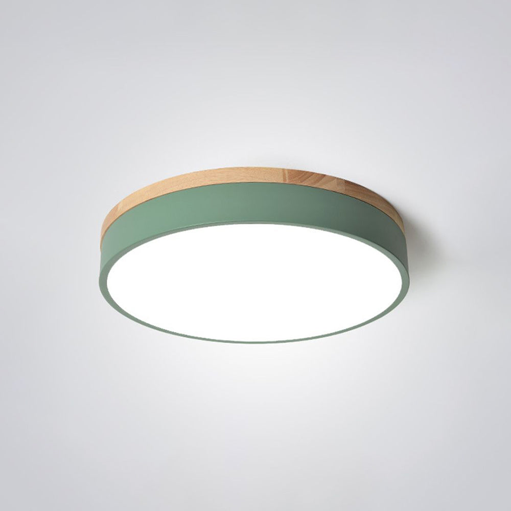 Valentina Nordic LED Round Flush Mount Ceiling Light - Neutral Decor