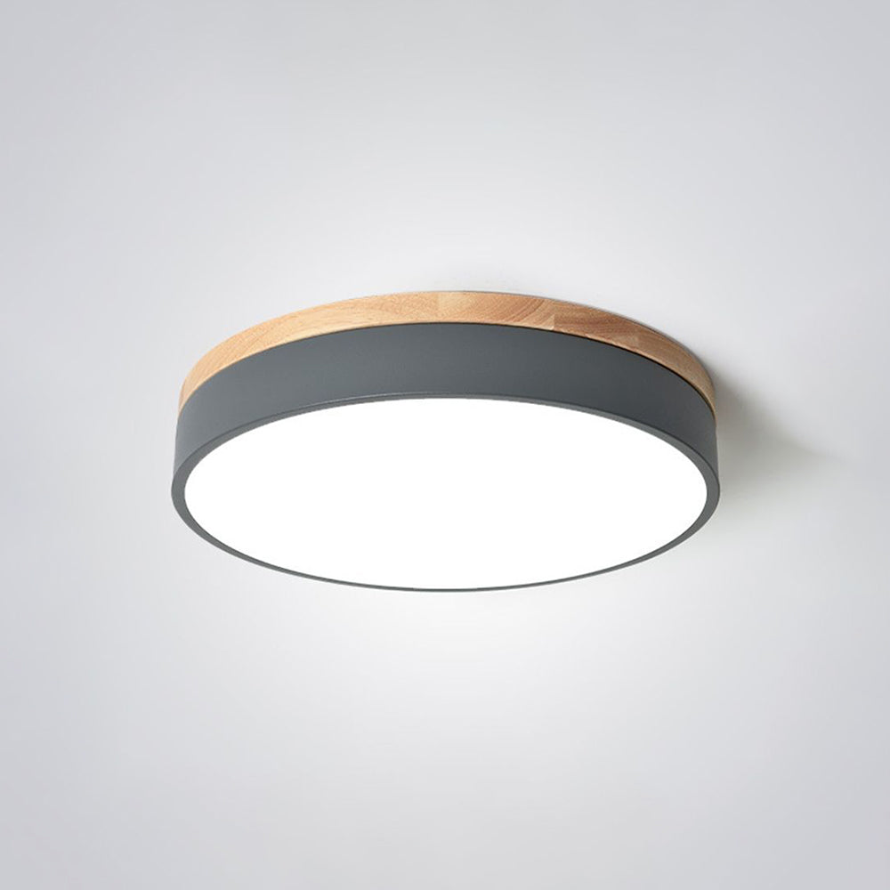 Valentina Nordic LED Round Flush Mount Ceiling Light - Neutral Decor