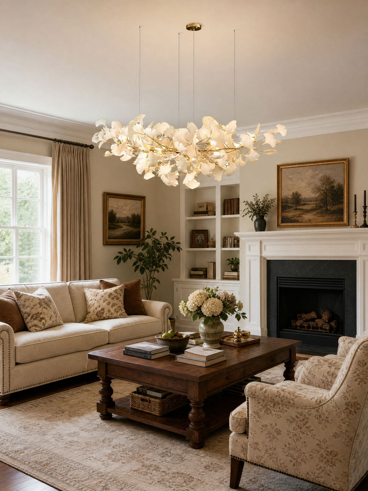 Fioraford Bloom Gingko Chandelier