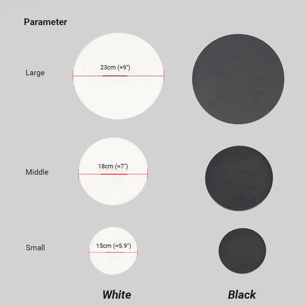 Klyne Minimalist Round/Square Outdoor Wall Lamp LED, Black/White - Neutral Decor
